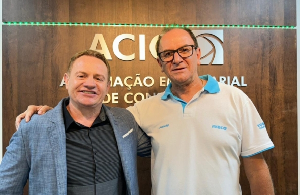 Claudiomiro Vieira é eleito presidente da Acic Concórdia